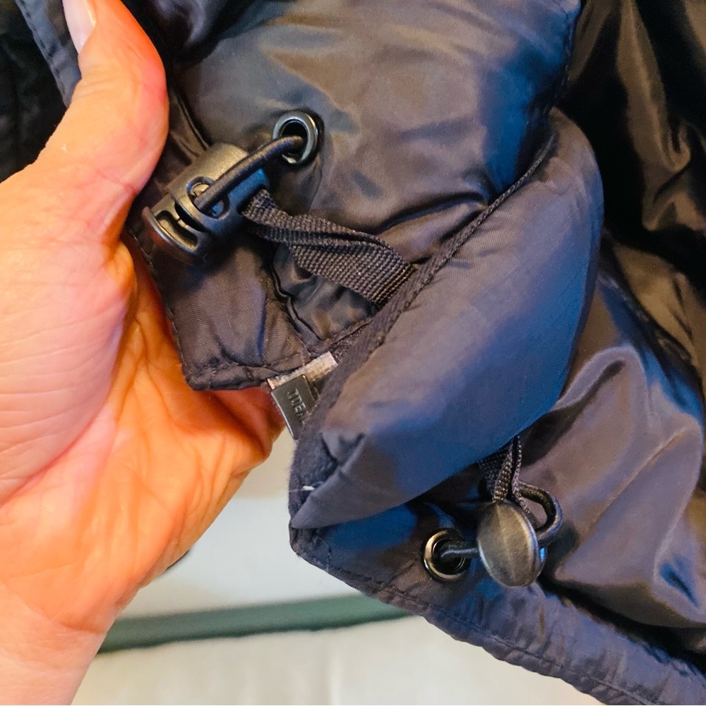 RALPH LAUREN DENIM & SUPPLY Black Puffer Bomber Jacket American Flag Arm Detail - Picture 6 of 8